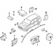 BMW Air Bag Module Front Right (X3) - Genuine BMW 72123448716
