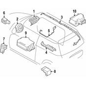 MINI Air Bag Module - Genuine MINI 72127134077