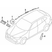 BMW Air Bag Module (X1) - Genuine BMW 72129227526