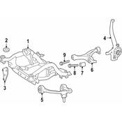Mercedes Suspension Control Arm Bolt -  Genuine Mercedes 0003330071
