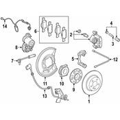 Mercedes Disc Brake Caliper Bracket -  Genuine Mercedes 0004231200