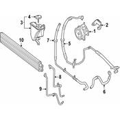 Mercedes Power Steering Reservoir - Genuine Mercedes 0004603683