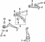 Mercedes Suspension Control Arm Bolt -  Genuine Mercedes 0009902226
