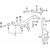 Mercedes Suspension Control Arm Bolt -  Genuine Mercedes 0009902619