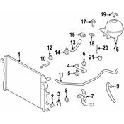 Mercedes Radiator Hose Clamp -  Genuine Mercedes 0009931302