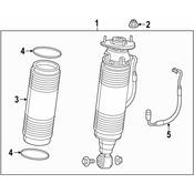 Mercedes Suspension Strut Dust Sleeve Retainer Ring -  Genuine Mercedes 0039941240