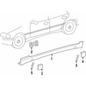 Mercedes Mounting Clip - Genuine Mercedes 0099884178