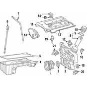 Mercedes Engine Timing Cover   - Genuine Mercedes 1110160906