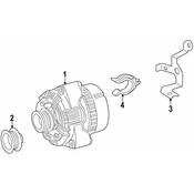 Mercedes Alternator  - Genuine Mercedes 112154020280