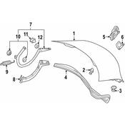 Mercedes Deck Lid Hinge - Genuine Mercedes 1177500128