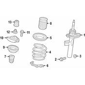 Mercedes Suspension Strut -  Genuine Mercedes 1183230900