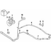 Mercedes Power Steering Cooler - Genuine Mercedes 1634602024