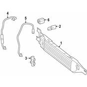Mercedes Auto Trans Oil Cooler Tube - Genuine Mercedes 1645006872