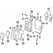 Mercedes Child Restraint Anchor Plate Cap -  Genuine Mercedes 16492459379051
