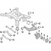 Mercedes Suspension Lateral Arm Bushing -  Genuine Mercedes 1663531900
