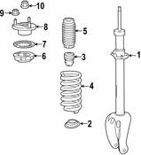Mercedes Suspension Strut -  Genuine Mercedes 1673207204
