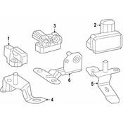 Mercedes Active Suspension Control Module Bracket -  Genuine Mercedes 1673270040