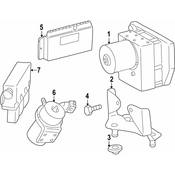 Mercedes Power Brake Booster Vacuum Pump -  Genuine Mercedes 1704300032