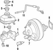 Mercedes Brake Vacuum Hose -  Genuine Mercedes 1704301529