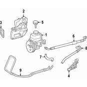Mercedes Power Steering Cooler - Genuine Mercedes 1704600224