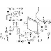 Mercedes Radiator Coolant Hose  - Genuine Mercedes 1705012882