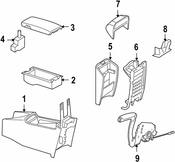 Mercedes Parking Brake Handle Assembly -  Genuine Mercedes 17142008849E49