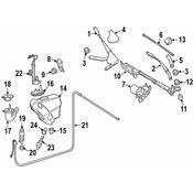 Mercedes Windshield Wiper Arm  - Genuine Mercedes 1718200844