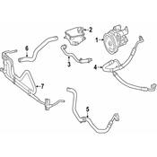 Mercedes Power Steering Cooler - Genuine Mercedes 1724604124
