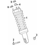 Mercedes Suspension Strut and Coil Spring Assembly -  Genuine Mercedes 1903205500