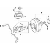 Mercedes Brake Master Cylinder -  Genuine Mercedes 1904300001