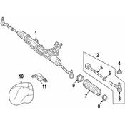 Mercedes Rack and Pinion Bellow - Genuine Mercedes 1974630096