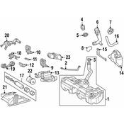 Mercedes Fuel Pump Mounting Bracket - Genuine Mercedes 2024710641