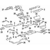 Mercedes Exhaust Pipe Connector Gasket -  Genuine Mercedes 2024920281