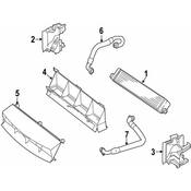 Mercedes Engine Oil Cooler Hose Assembly - Genuine Mercedes 2042701496