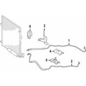 Mercedes Auto Trans Oil Cooler Hose Assembly - Genuine Mercedes 2042702596