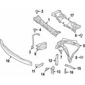 Mercedes Windshield Washer Fluid Reservoir Bracket - Genuine Mercedes 2046200714