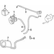 Mercedes Power Steering Cooler - Genuine Mercedes 2084600224