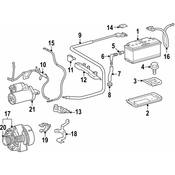 Mercedes Battery Cable  - Genuine Mercedes 2085404505