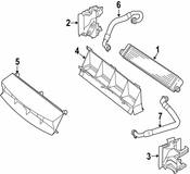 Mercedes Engine Oil Cooler Hose Assembly - Genuine Mercedes 2092703496