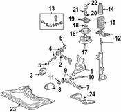 Mercedes Suspension Strut -  Genuine Mercedes 209320403064