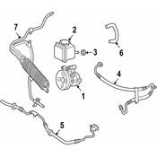 Mercedes Power Steering Return Hose - Genuine Mercedes 2094602724
