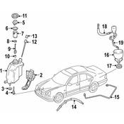 Mercedes Active Suspension Fluid Reservoir -  Genuine Mercedes 2103200114