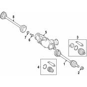 Mercedes Axle Nut -  Genuine Mercedes 2103530572