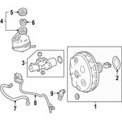 Mercedes Brake Vacuum Hose -  Genuine Mercedes 212430142964