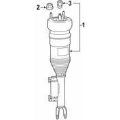 Mercedes Suspension Strut and Coil Spring Assembly -  Genuine Mercedes 213320220280