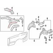 Mercedes Suspension Strut Bracket -  Genuine Mercedes 2156370643
