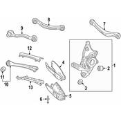 Mercedes Suspension Control Arm Cover -  Genuine Mercedes 2183520000
