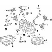 Mercedes Fuel Tank Cap - Genuine Mercedes 2204700005