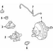 Mercedes Brake Vacuum Hose -  Genuine Mercedes 2214301429