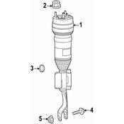 Mercedes Suspension Strut -  Genuine Mercedes 2233207402